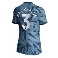 Aston Villa Diego Carlos #3 3rd trikot Frauen 2023-24 Kurzarm